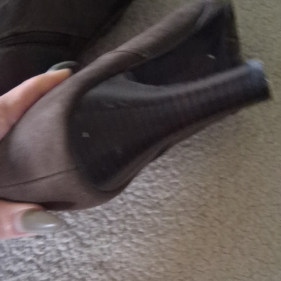 Sofft Dark Brown Heeled Boots - Picture 8 of 8